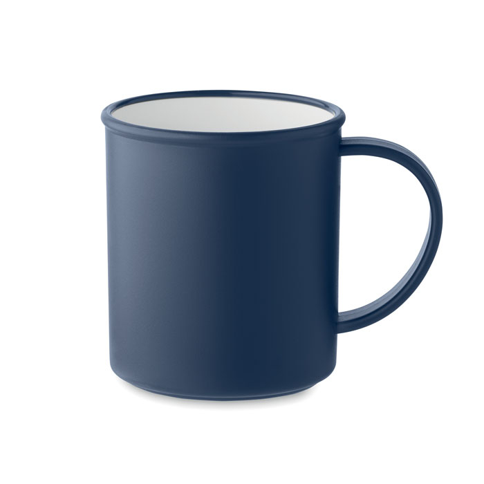 Mug en plastique recyclé 300 ml personnalisable ALAS Marine foncé